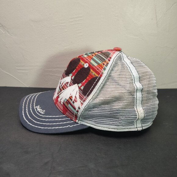 Pistil McKinley Trucker Hat Cap Snap Back Adjustable Mesh Mountain Aztec Logo - Picture 3 of 10